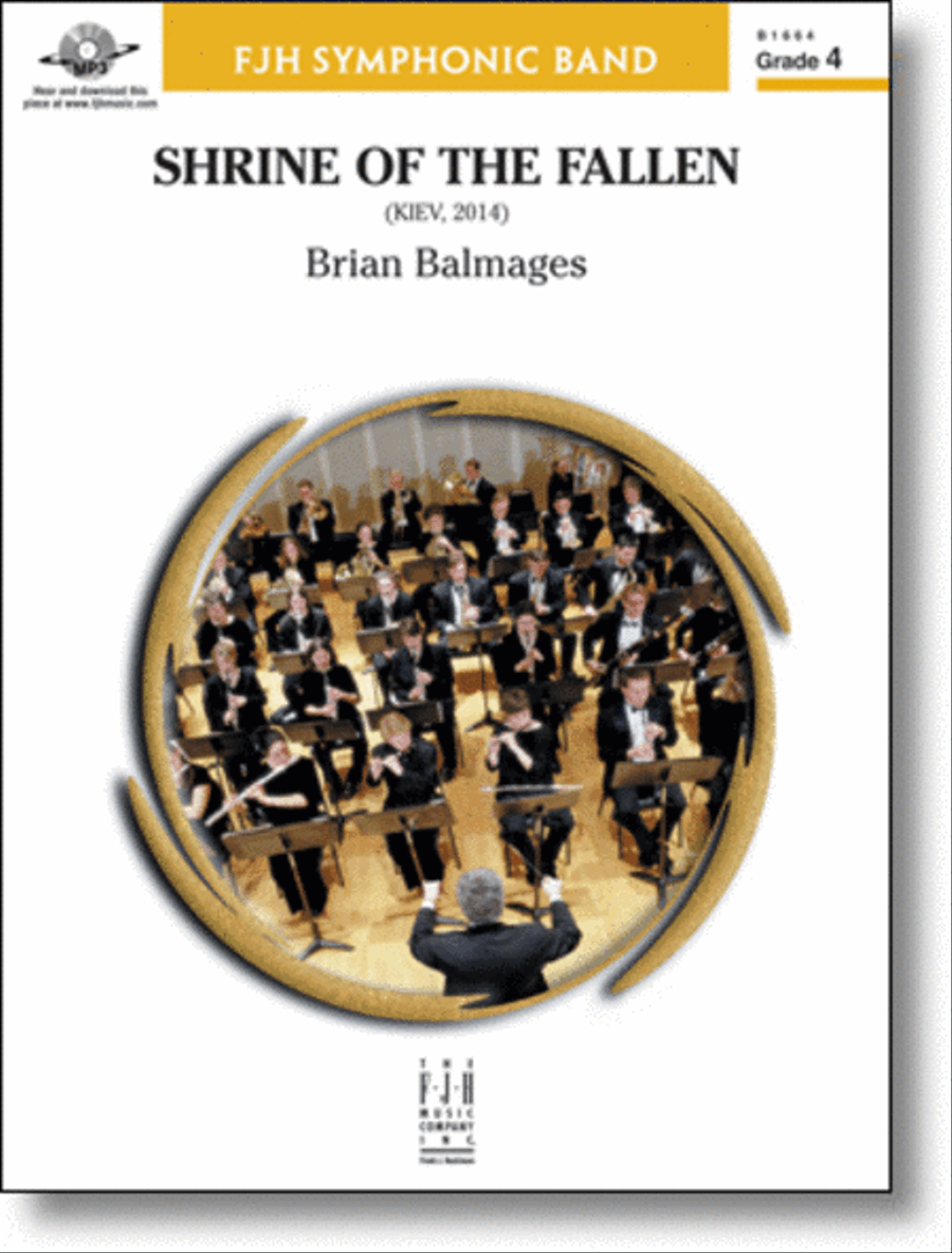 Shrine of the Fallen Concert Band scores gallery preview page 1