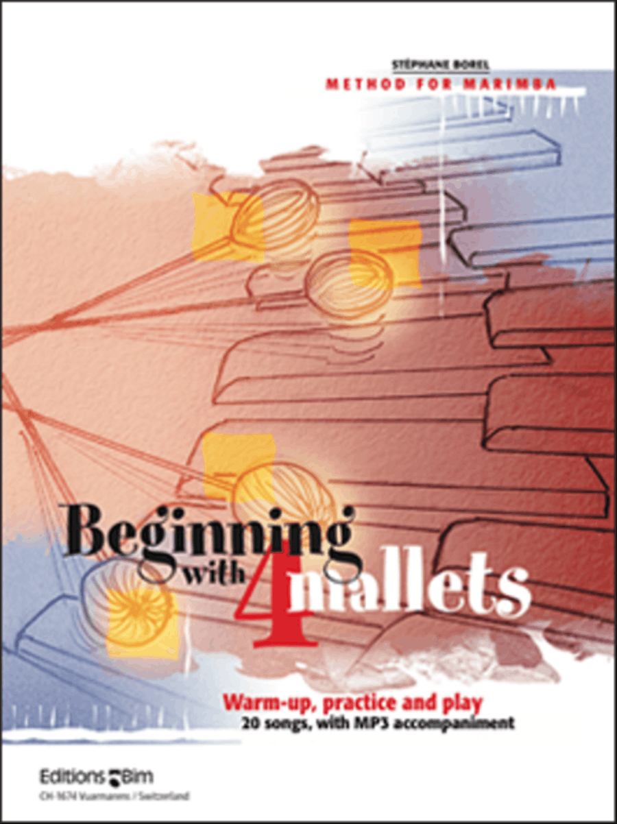 Beginning with 4 Mallets Marimba scores gallery preview page 1