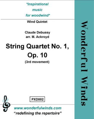 Book cover for String Quartet No. 1, Op. 10