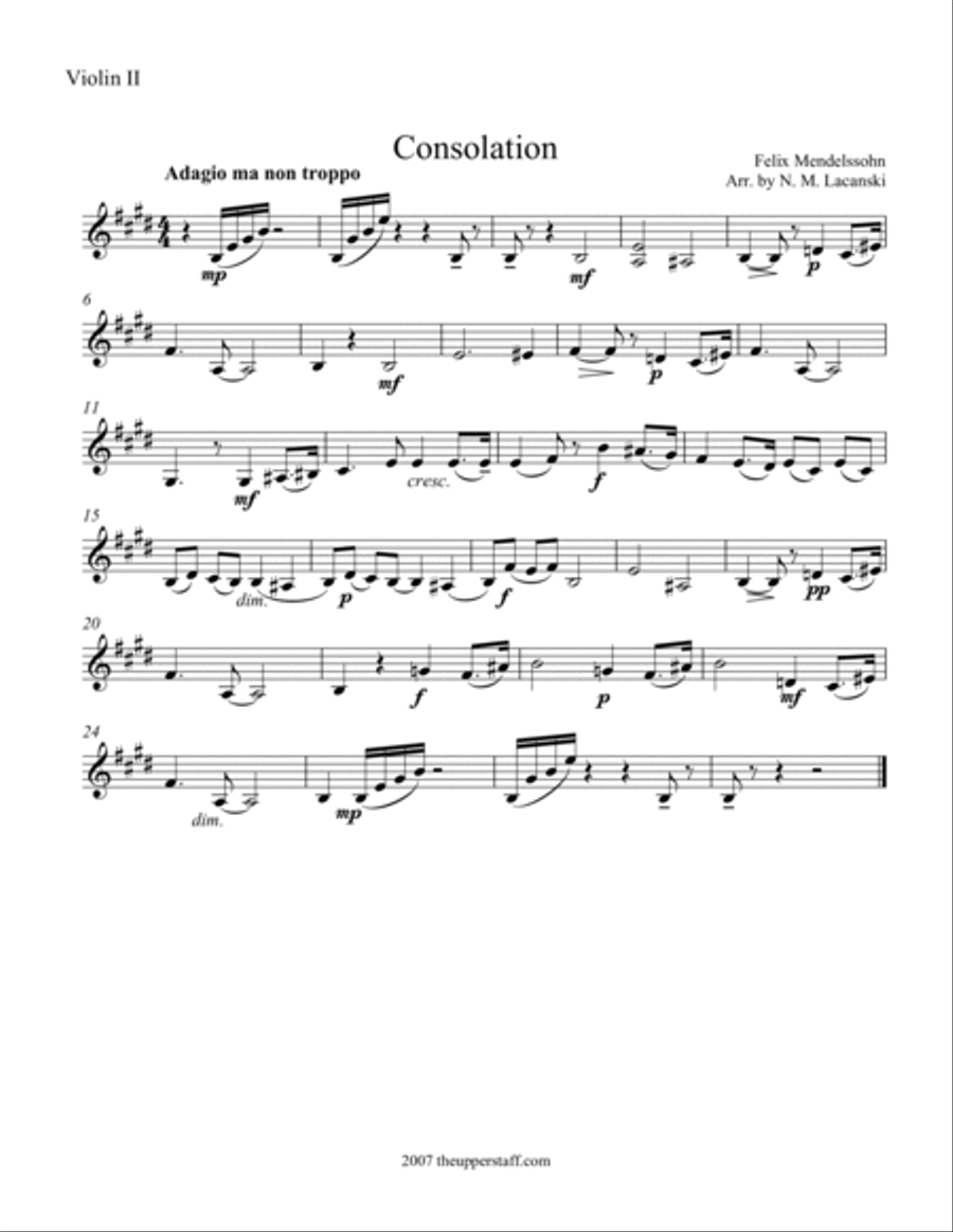 Consolation String Orchestra scores gallery preview page 4