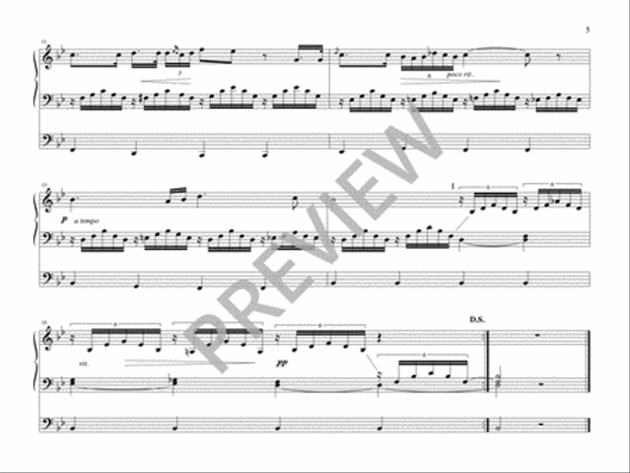 Four Schubert Classics for Organ Organ Solo scores gallery preview page 7