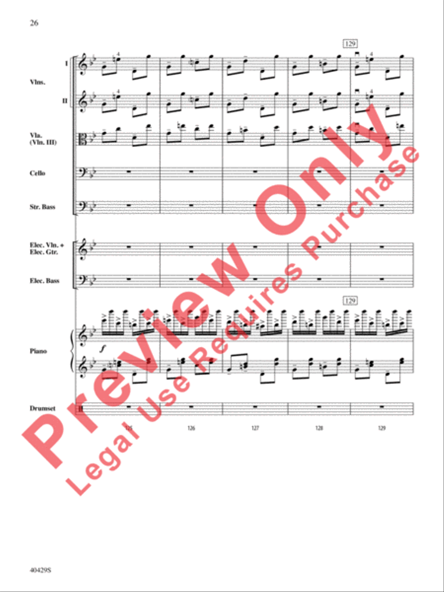 Wish Liszt Wish Liszt String Orchestra scores gallery preview page 27
