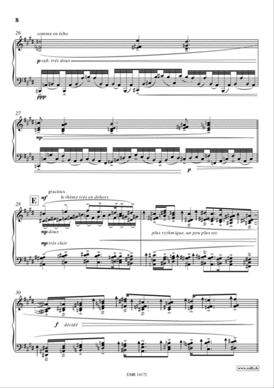 Barcarolle Piano Solo scores gallery preview page 8