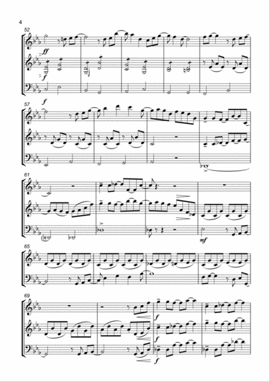 Ondivago (Trio: flute, violin, cello) Small Ensemble scores gallery preview page 5