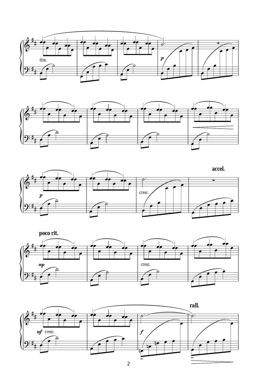 Le Onde Piano Solo scores gallery preview page 2