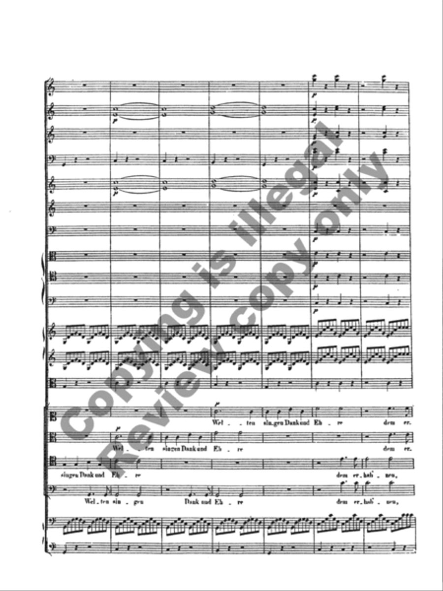 Hallelujah Chorus (Hallelujah unto God's Almighty Son!) (Orchestra Score and Parts) Choir scores gallery preview page 38