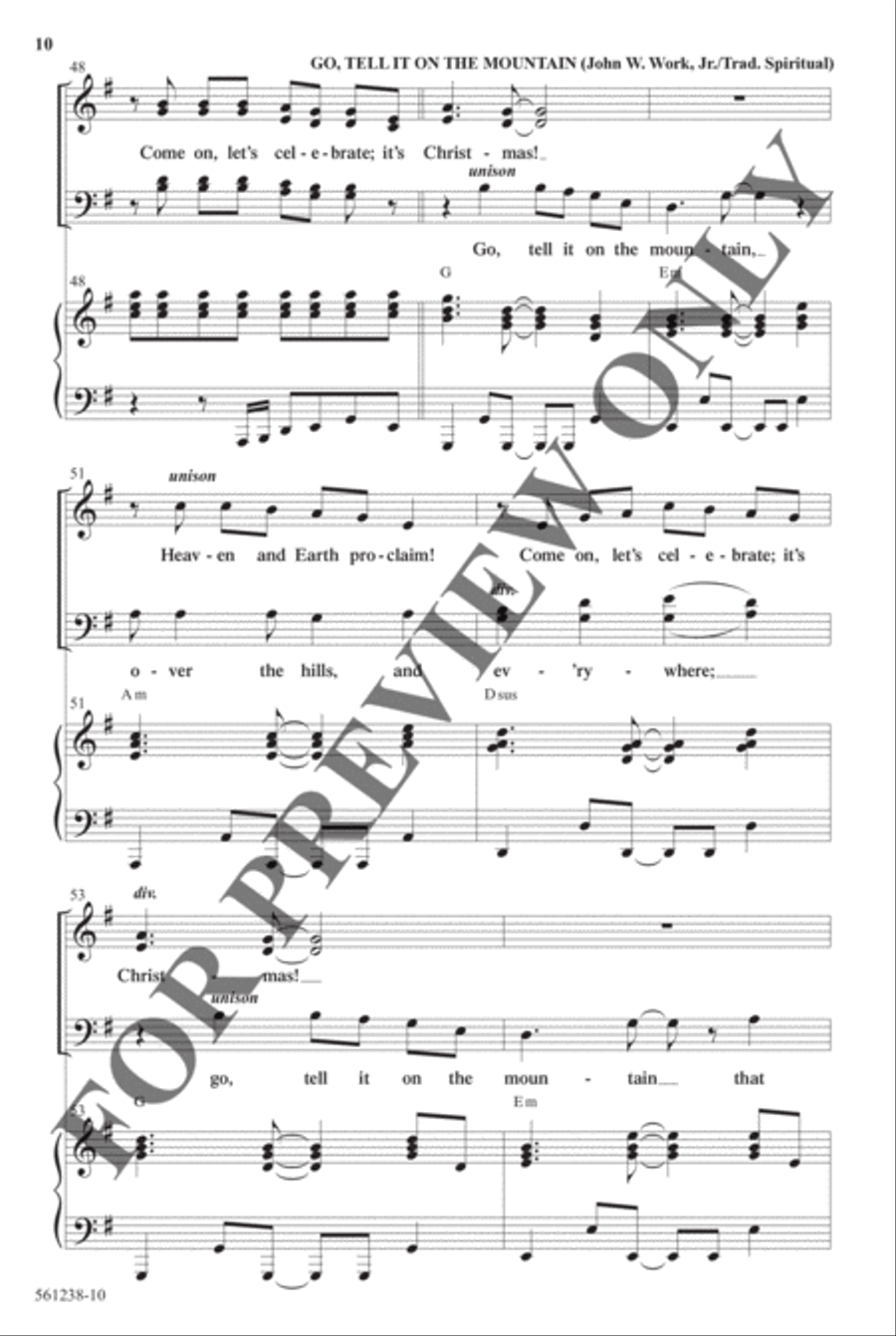 New Christmas Anthem Pak Vol 1 - Anthem Preview Pak Hymn Anthems scores gallery preview page 10
