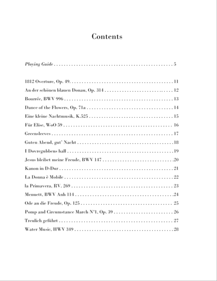 Easy Classical Trumpet Solos Trumpet Solo scores gallery preview page 3
