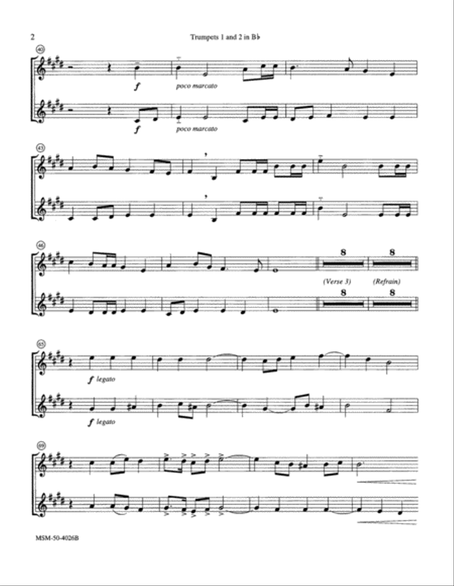 God's Right Hand and Holy Arm Choir scores gallery preview page 3