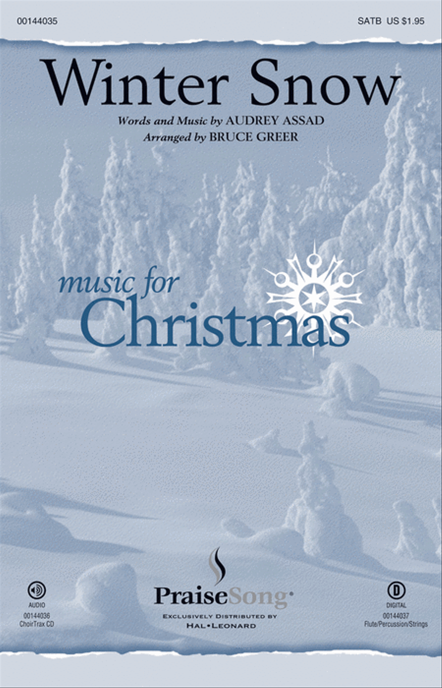 Winter Snow Winter Snow 4-Part scores gallery preview page 1