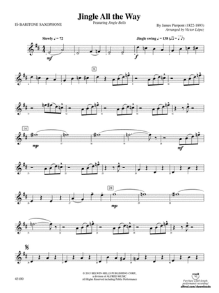 Jingle All the Way: E-flat Baritone Saxophone