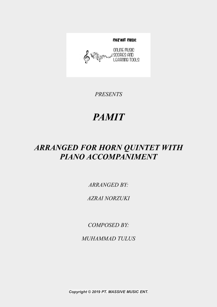 Pamit Horn scores gallery preview page 1