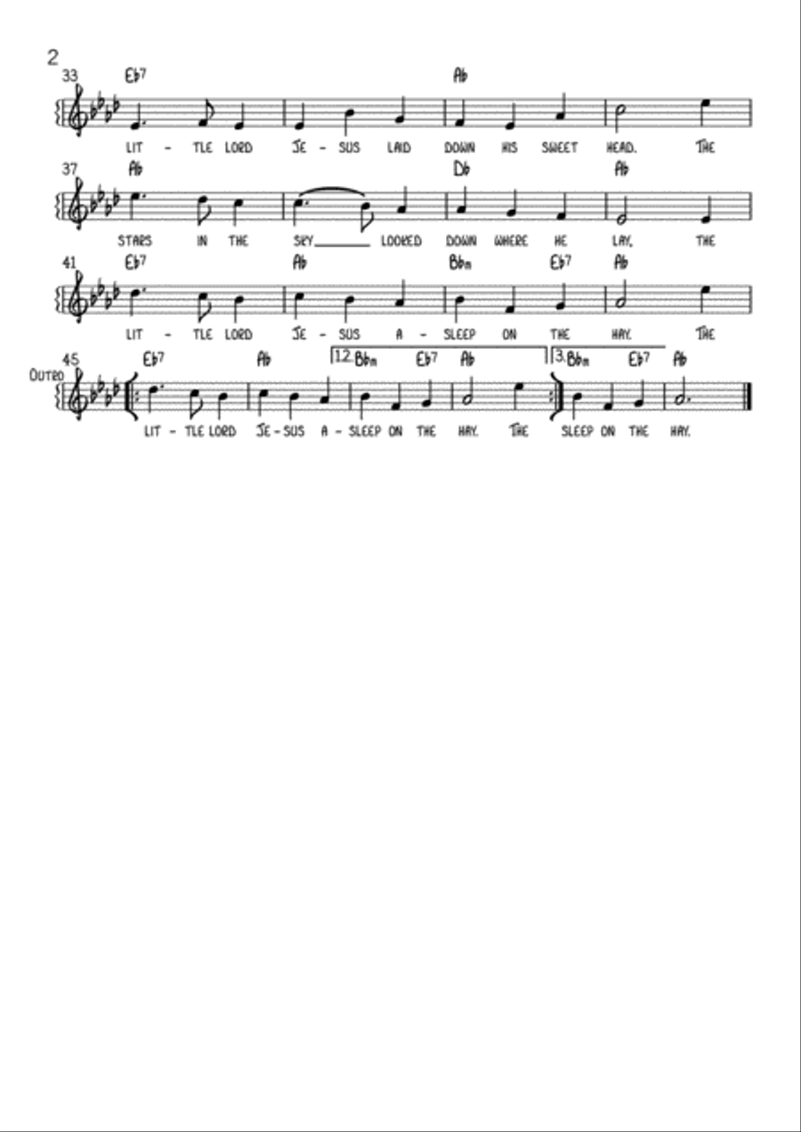 Christmas Songs (A collection of 16 Lead Sheets) Jazz Ensemble scores gallery preview page 6