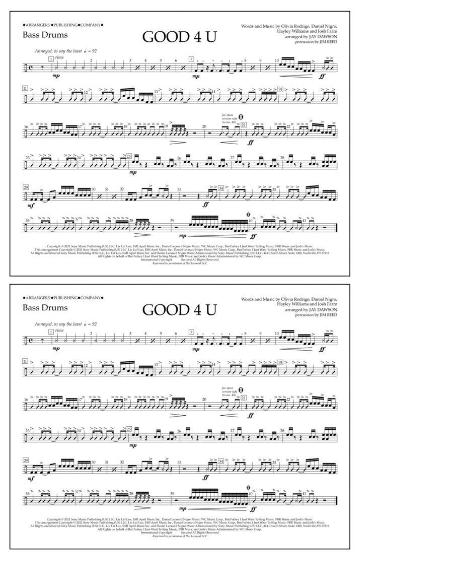 Good 4 u sales drums