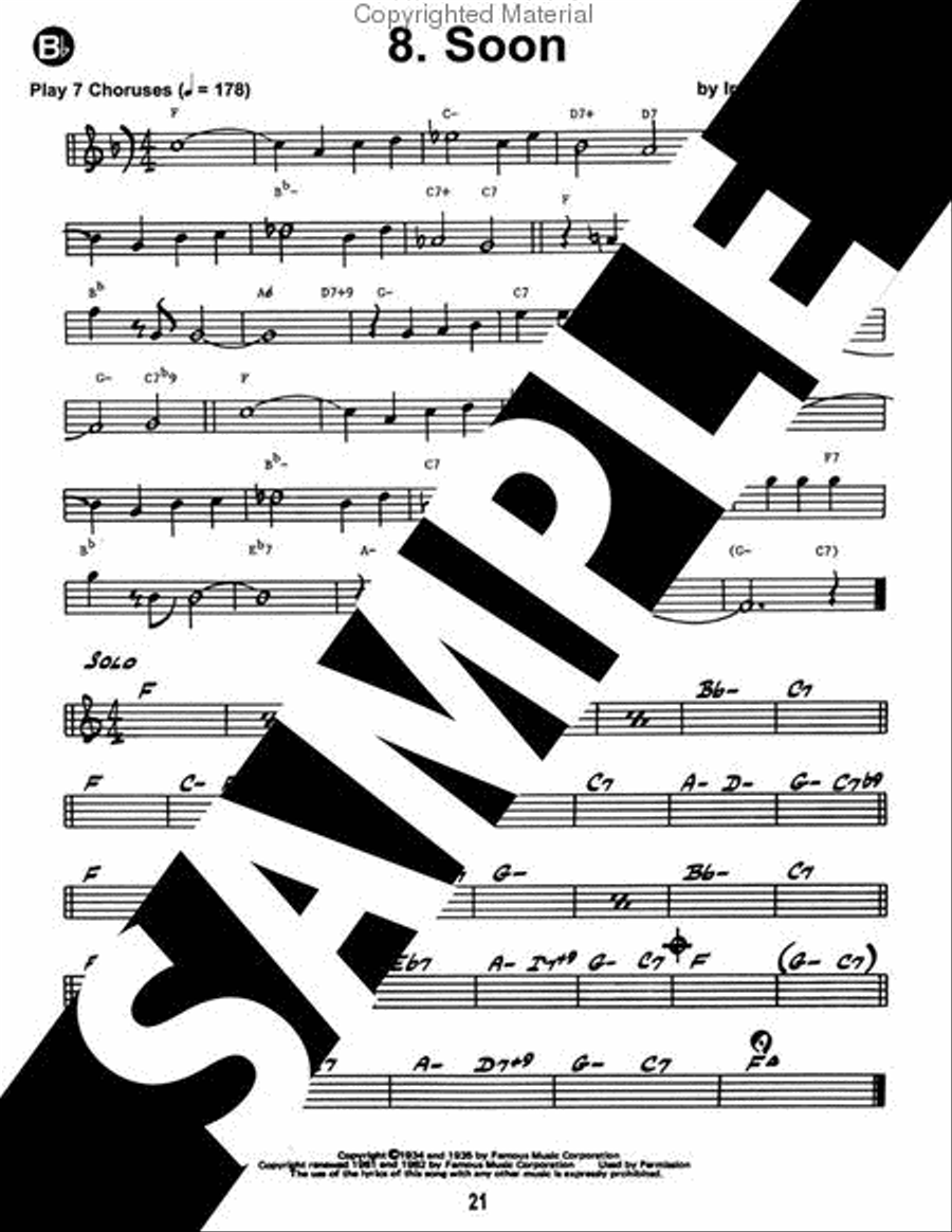 Volume 22 - 13 Favorite Standards Voice scores gallery preview page 4
