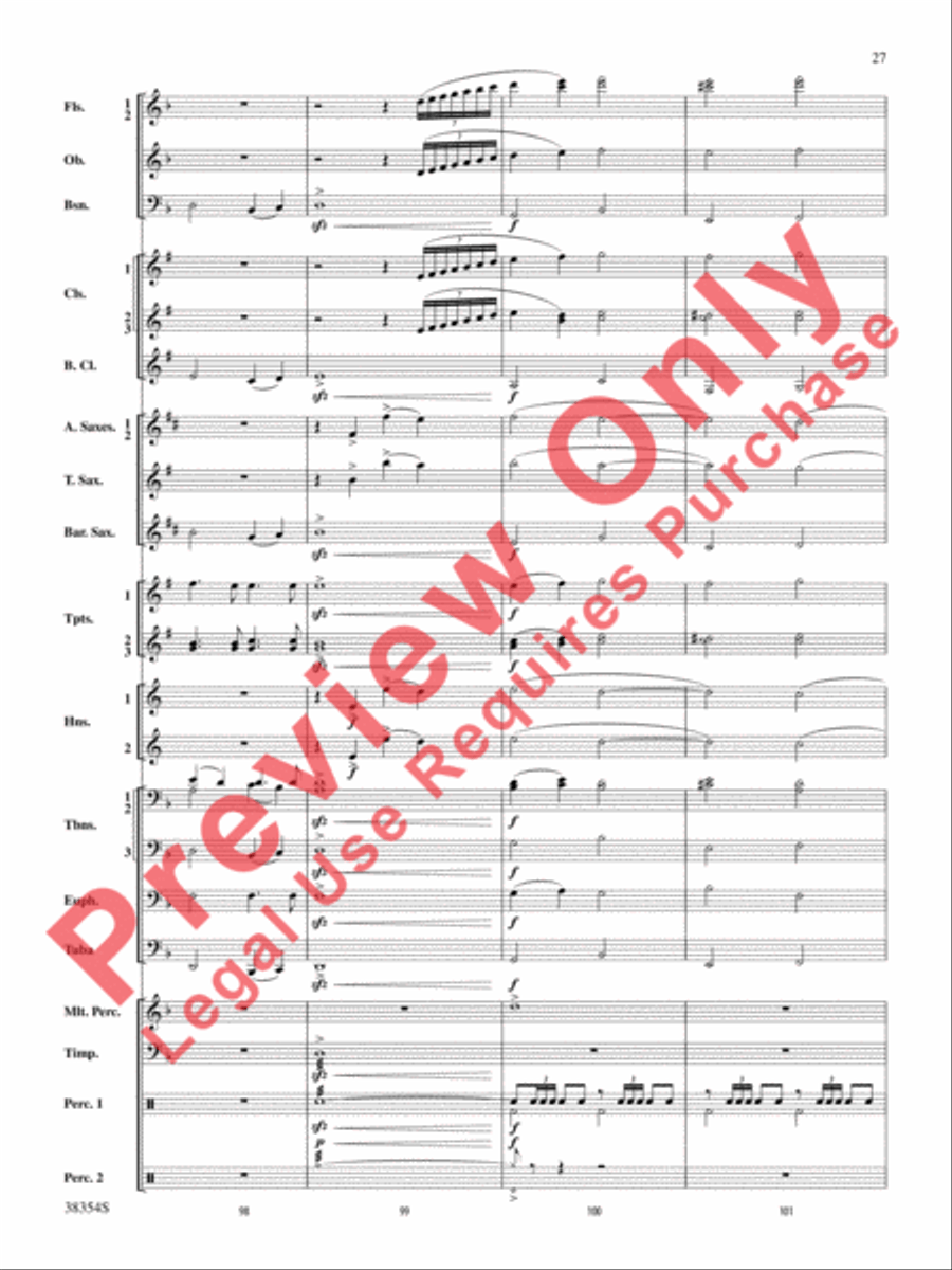 Band-O-Ween Concert Band scores gallery preview page 28