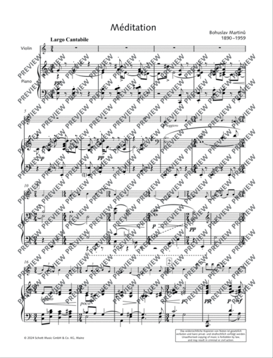 Méditation Méditation Piano scores gallery preview page 8