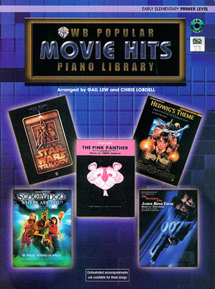 Book cover for WB Popular Movie Hits, Primer Level (Book & CD)