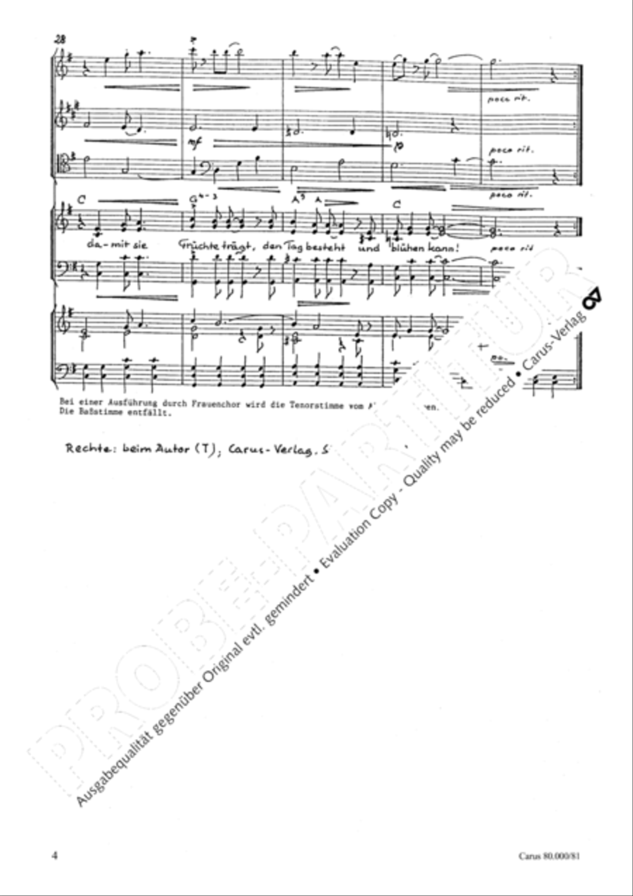 Aus der Tiefe meiner Sehnsucht 4-Part scores gallery preview page 5