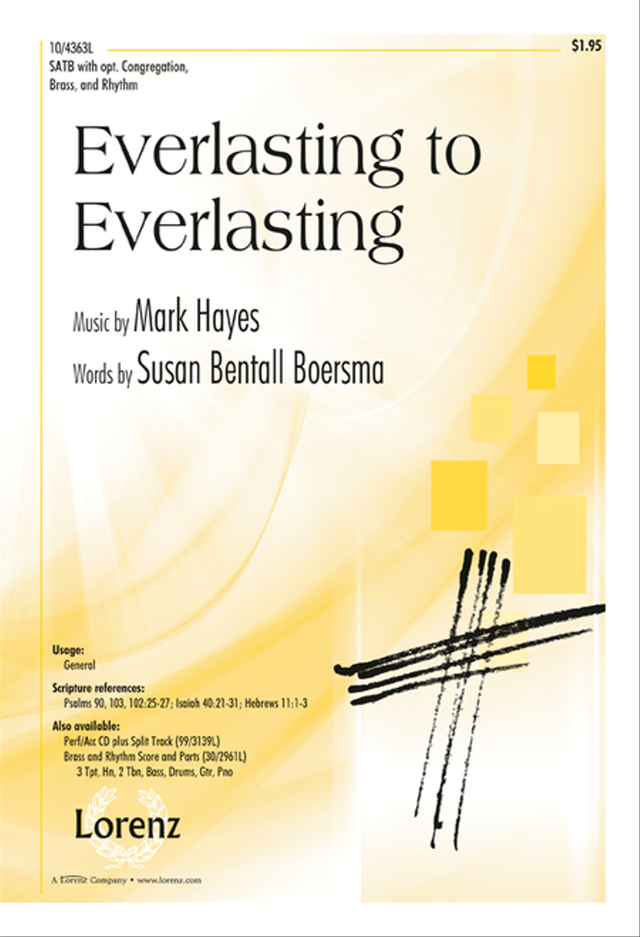 Everlasting to Everlasting 4-Part scores gallery preview page 1
