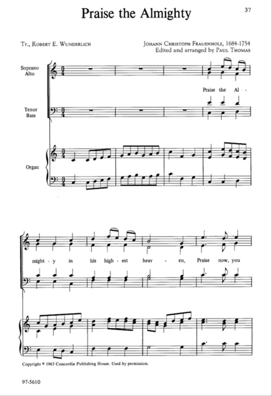 The Church Choir Book, Set II 4-Part scores gallery preview page 15