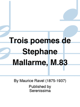 Book cover for Trois poemes de Stephane Mallarme, M.83