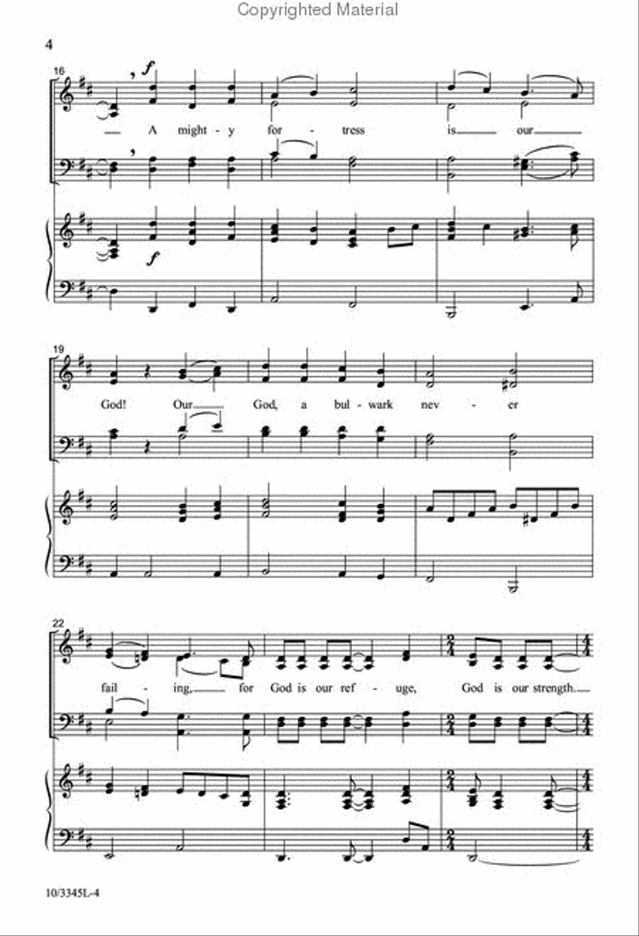 God Is Our Strength 4-Part scores gallery preview page 4