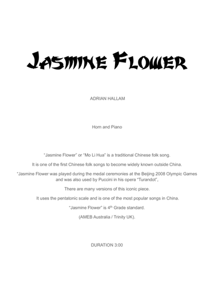 Jasmine Flower image number null