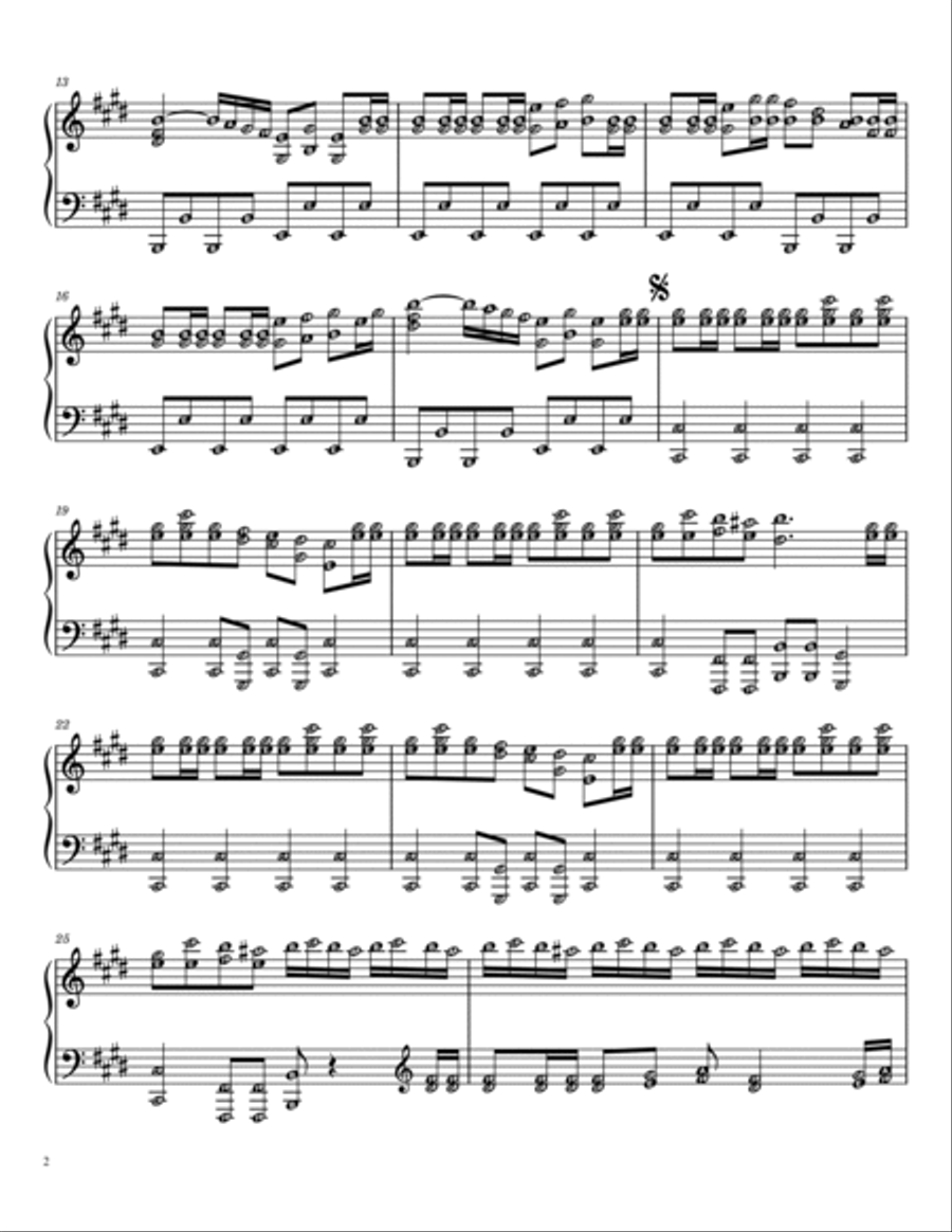 William Tell Overture Finale (advanced with note names) Self Learning Series Easy Piano scores gallery preview page 2