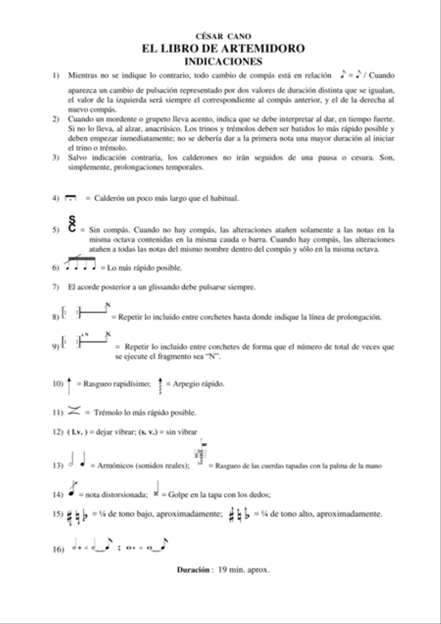 EL LIBRO DE ARTEMIDORO, Op.63, for guitar Guitar Solo scores gallery preview page 3