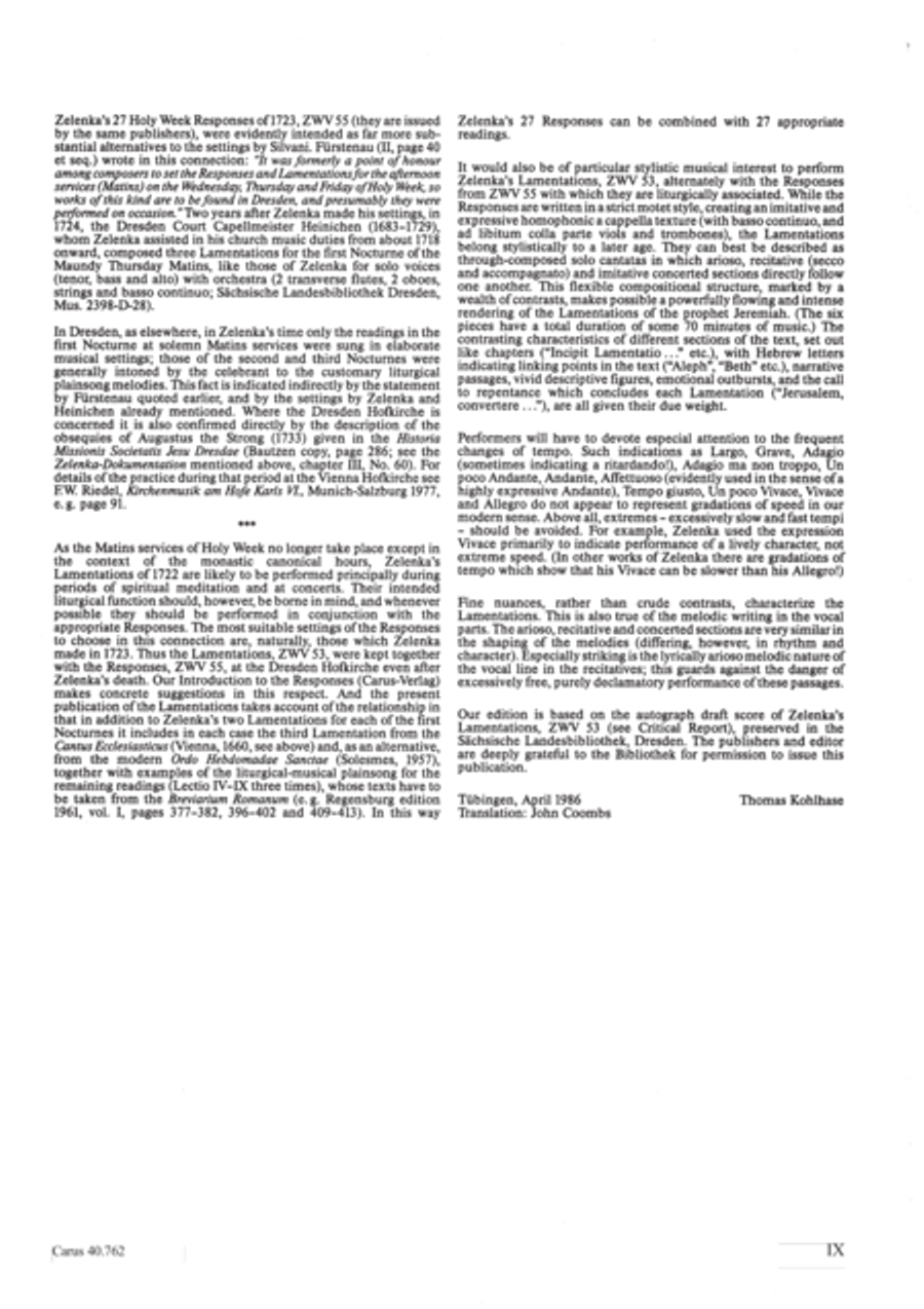 Lamentationes pro Hebdomada Sancta Score scores gallery preview page 9