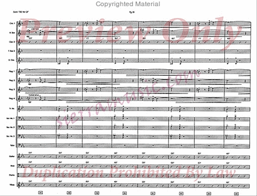 Bill, Not Gil Bill, Not Gil Jazz Ensemble scores gallery preview page 30