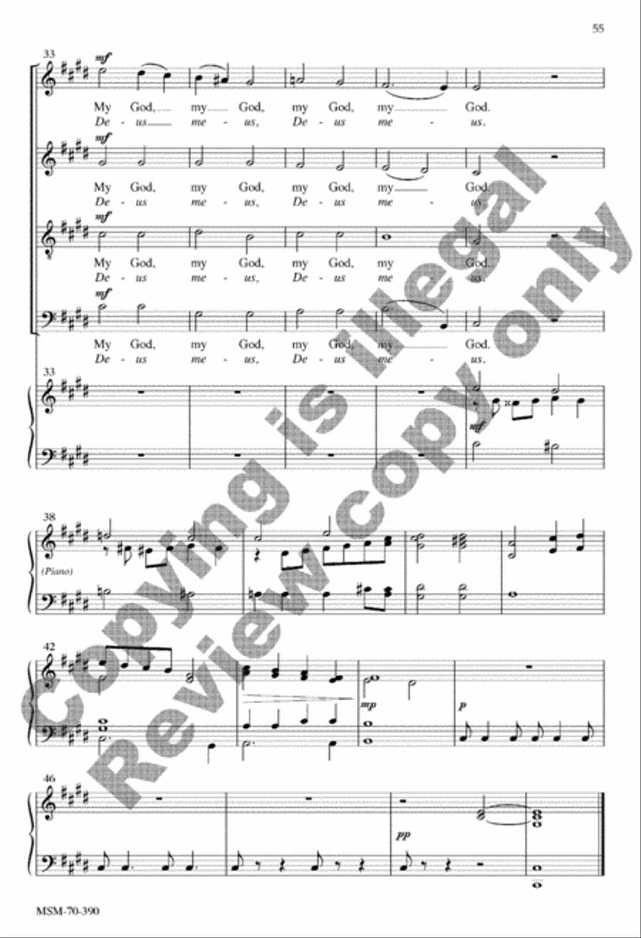 Seven Last Words Seven Last Words 4-Part scores gallery preview page 71