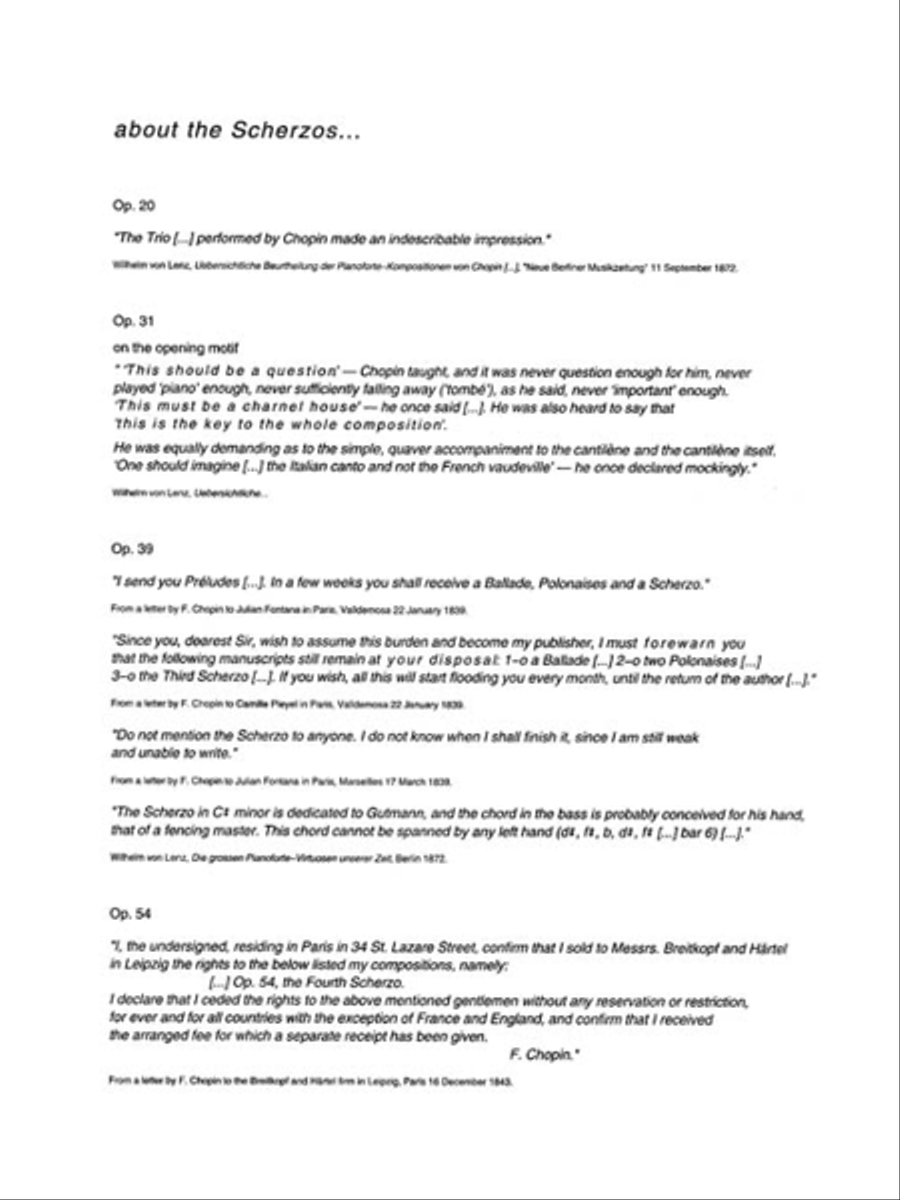Scherzos Piano Solo scores gallery preview page 3