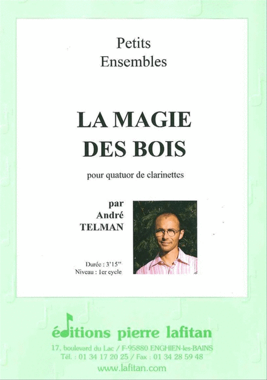 La Magie Des Bois Clarinet Quartet scores gallery preview page 1