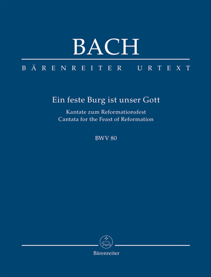A Mighty Fortress is Our God, BWV 80 4-Part scores gallery preview page 1