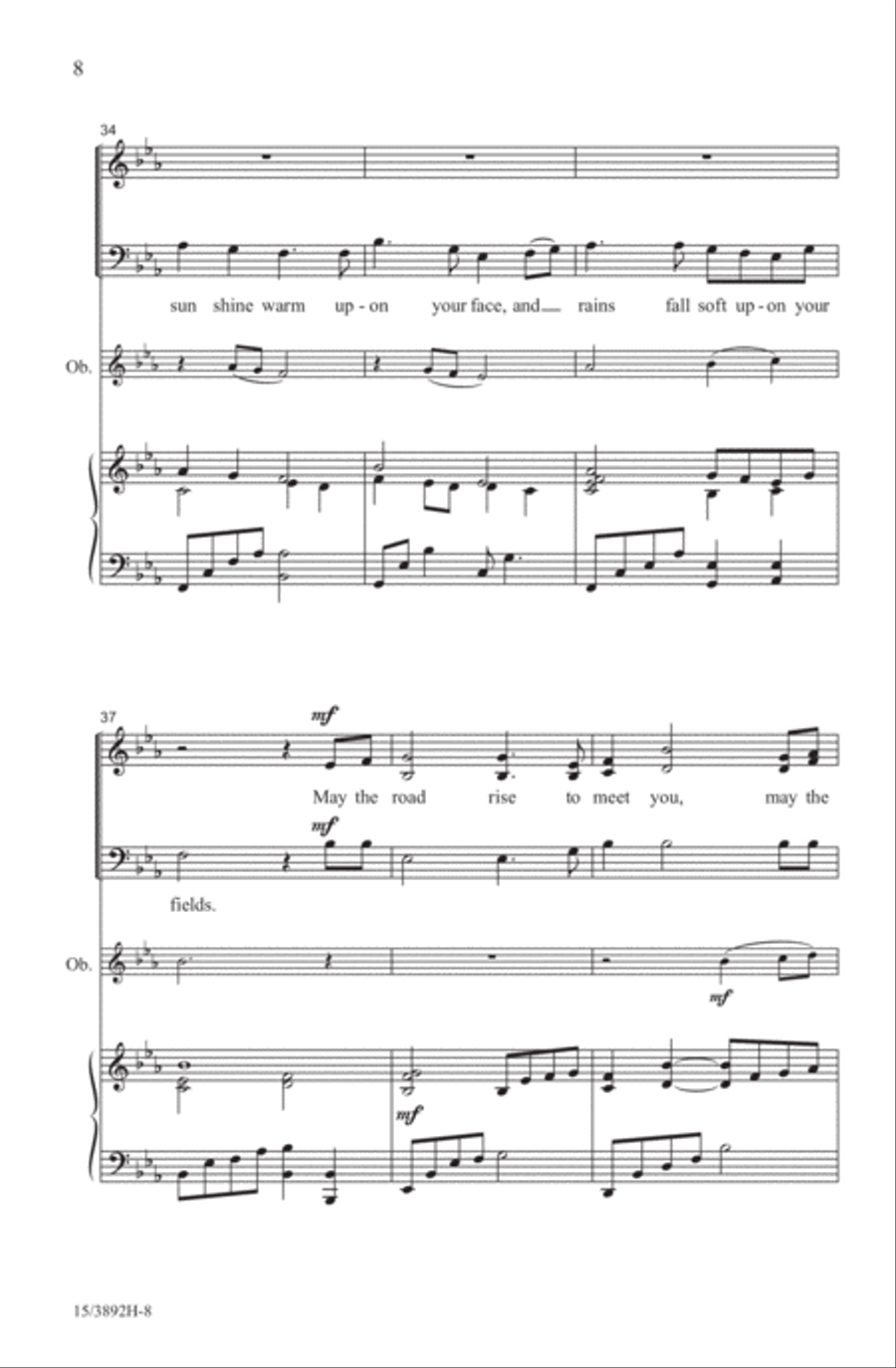 May the Road Rise to Meet You 3-Part scores gallery preview page 8