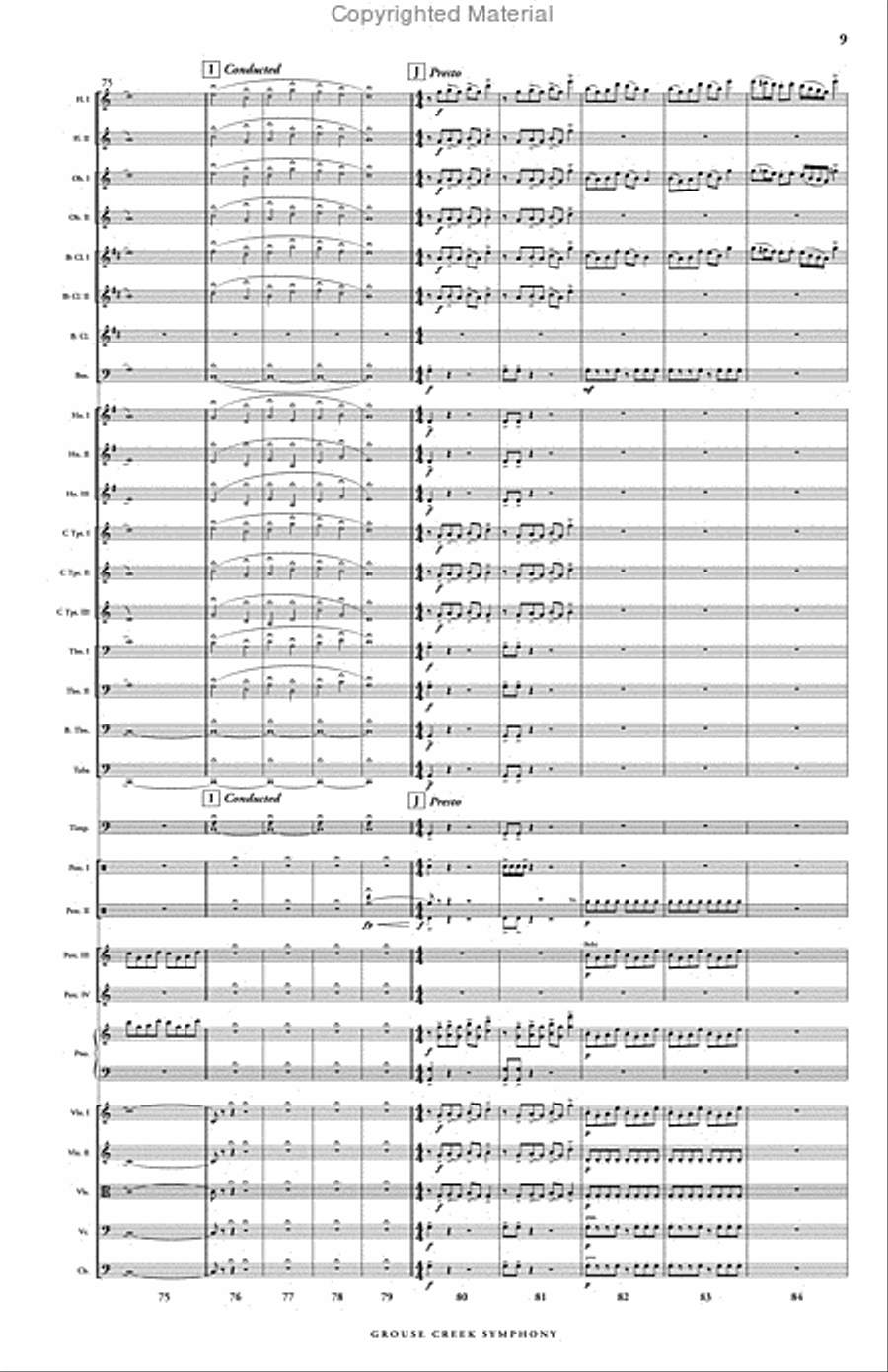 Grouse Creek Symphony Full Orchestra scores gallery preview page 10