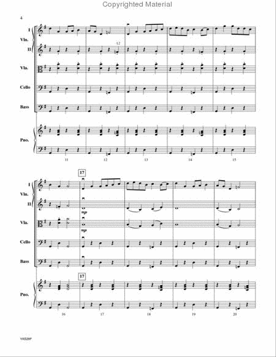 Mr. Natural ('Based on The Little Beggerman') String Orchestra scores gallery preview page 3