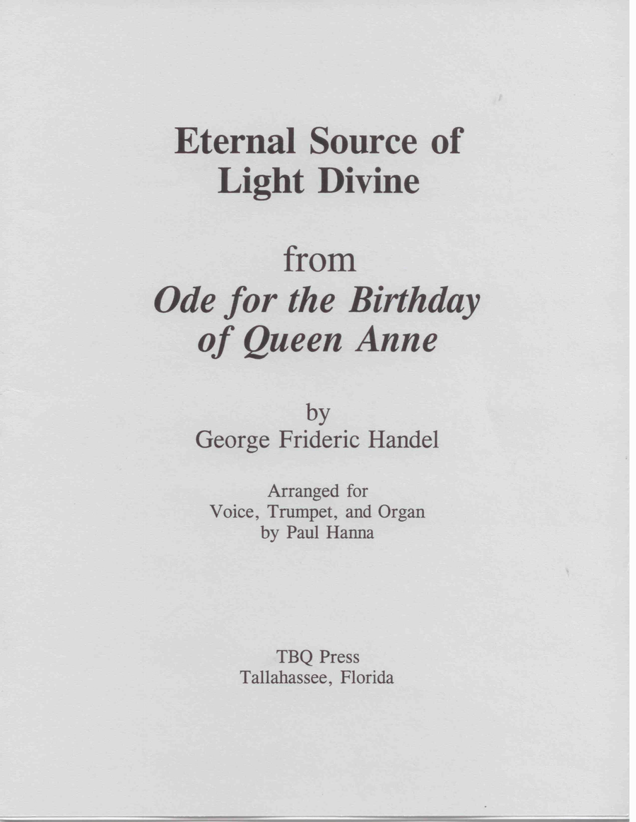 Eternal Source of Light Divine Small Ensemble scores gallery preview page 1