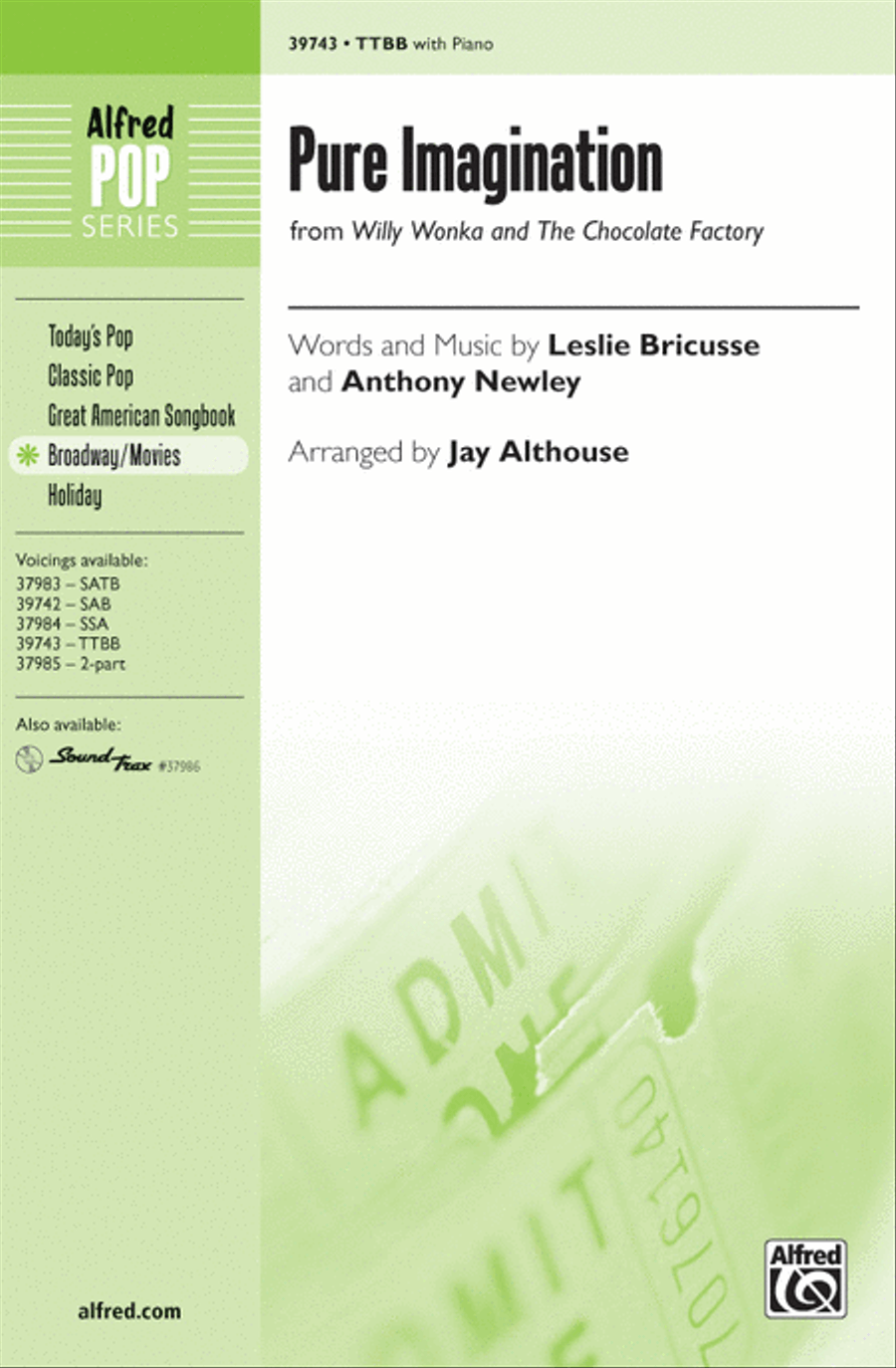 Pure Imagination Pure Imagination Men's Choir scores gallery preview page 1