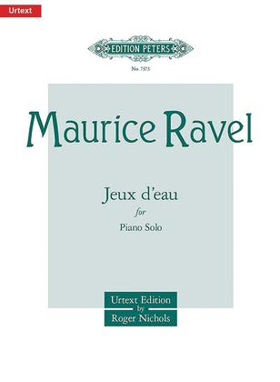 Book cover for Jeux d'eau for Piano