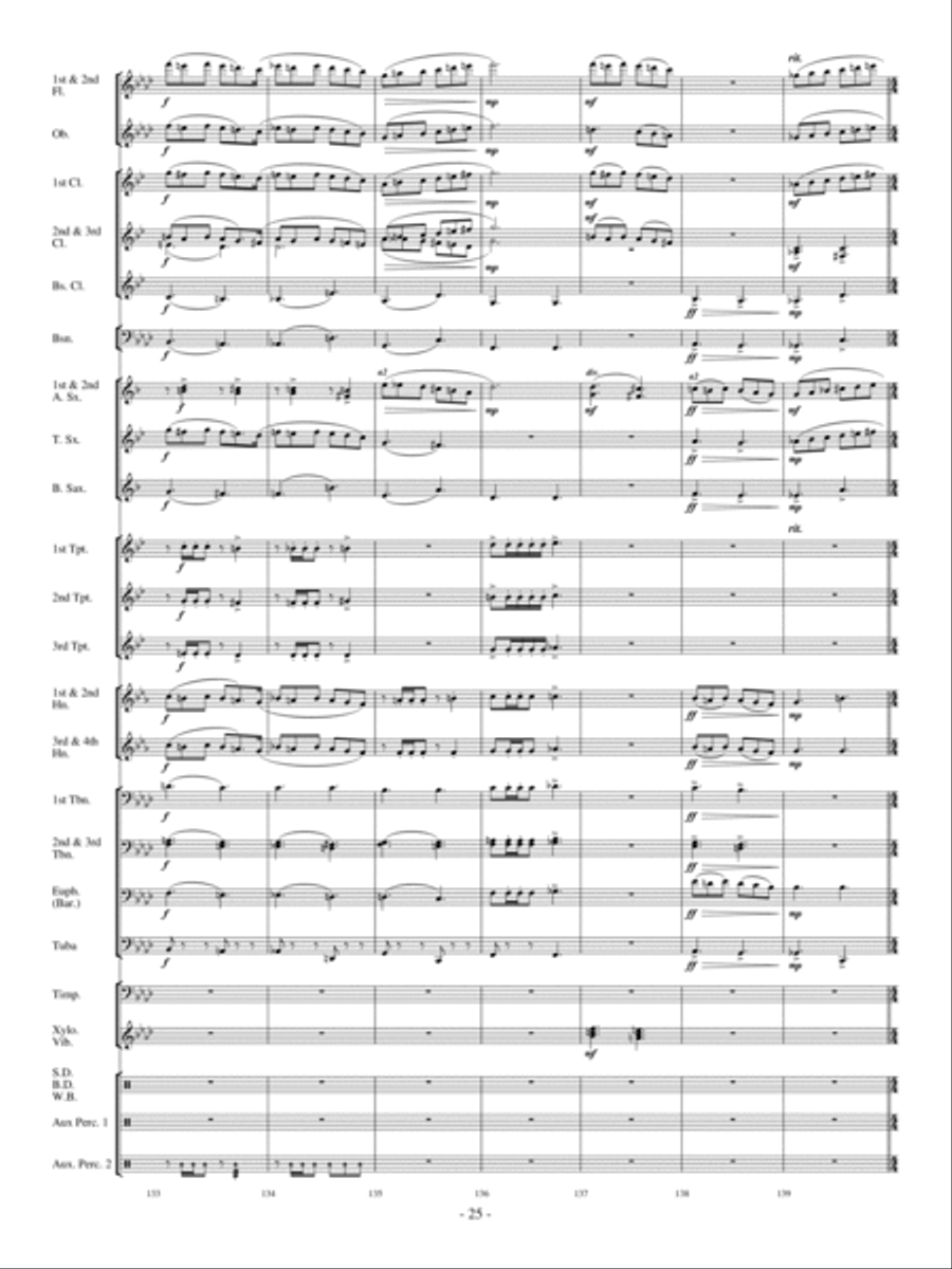 Costa del Sol Costa del Sol Concert Band scores gallery preview page 24