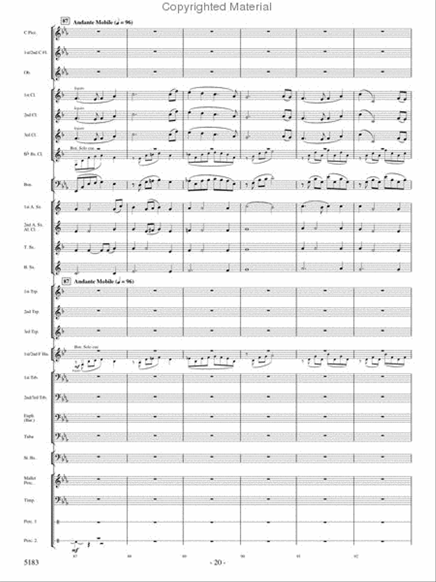 Portrait of Freedom Concert Band scores gallery preview page 19