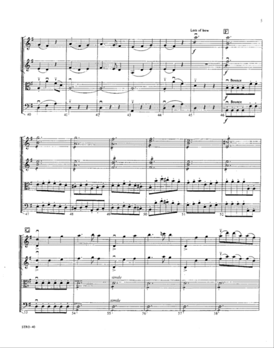 Symphony No. 12 in G K. 110: Allegro (1st movement) Orchestra scores gallery preview page 4