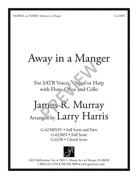 Away in a Manger (Full Score)