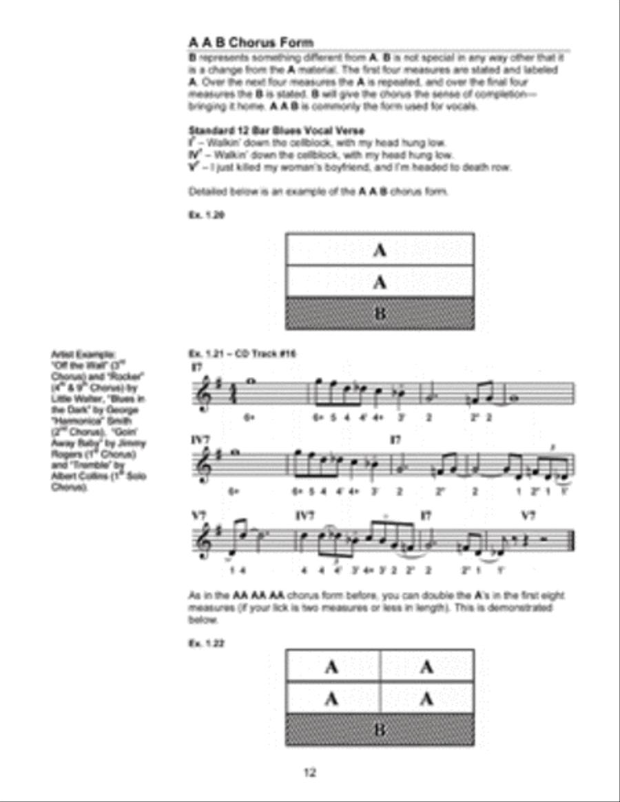 Improvising Blues Harmonica Harmonica scores gallery preview page 2