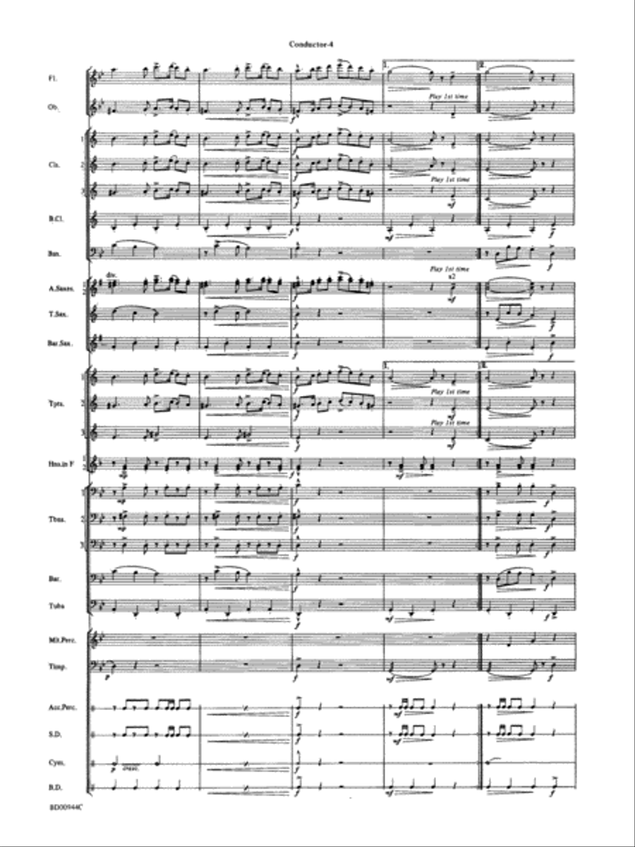 Discovery 1492: Score Concert Band scores gallery preview page 6