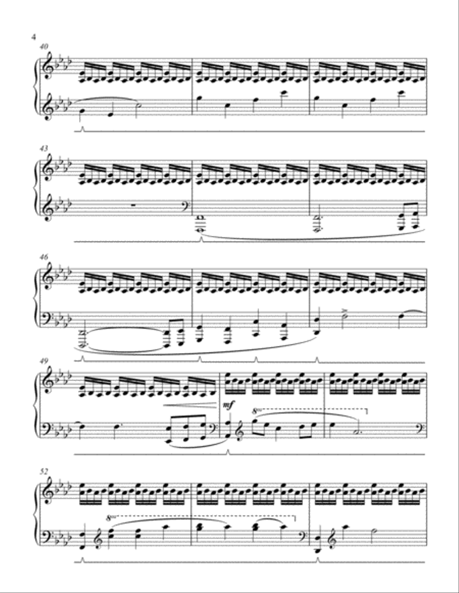 Above it All - Late Intermediate Piano Solo Piano Solo scores gallery preview page 4