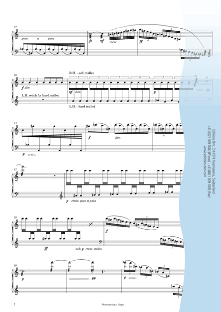 Sonata I Marimba scores gallery preview page 3
